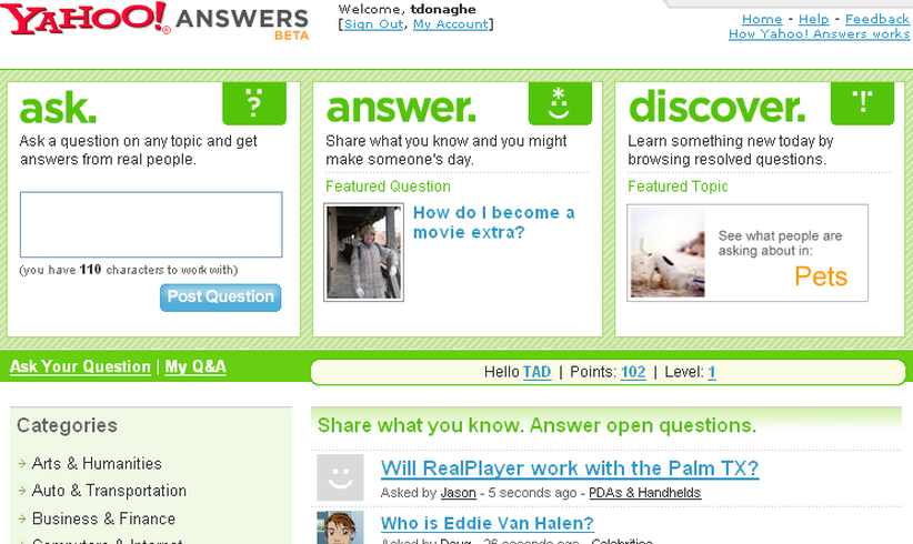 Die Q&A Plattform Yahoo Answers wird eingestellt