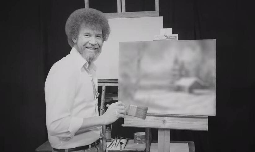 Bob Ross: Erstes TV-Gemälde wird verkauft