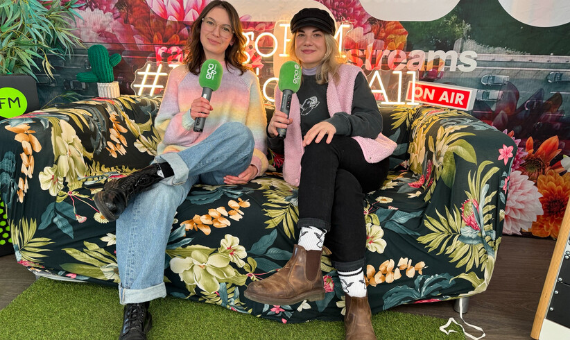Avec auf der egoFM Interview Couch